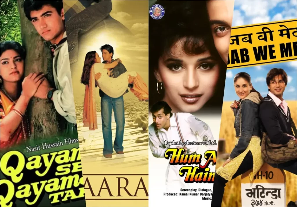 Love story movies of Bollywood