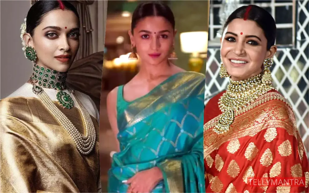 Bollywood actress in Banarasi Saree
