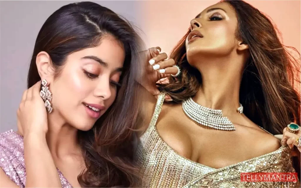 Popular Bollywood actress in sequin saree