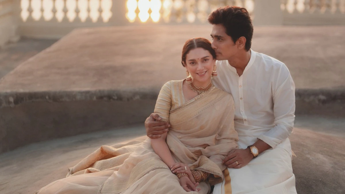 Aditi Rao Hydari outdoor pre wedding photoshoot in saree