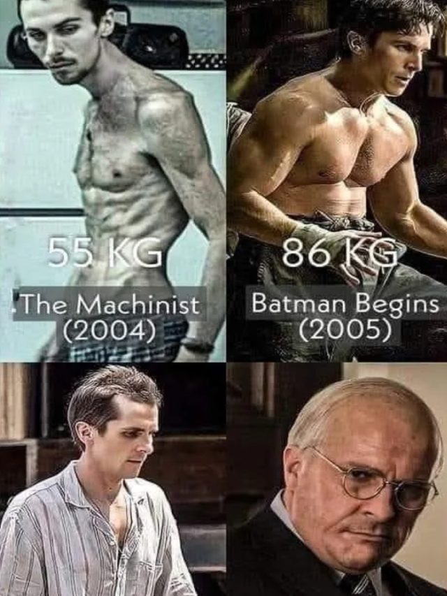 Christian Bale’s Insane Body Transformations for Movies