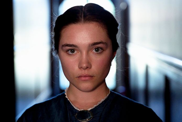 florence pugh black hair