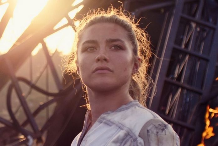 florence pugh black widow hair