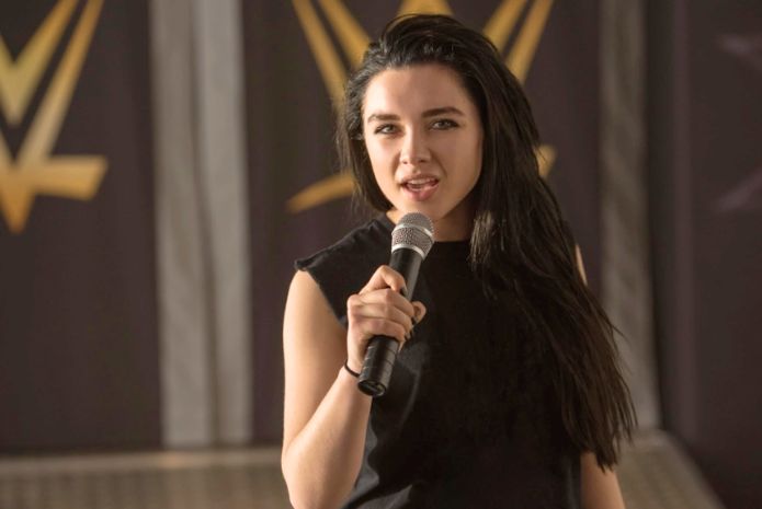 florence pugh dark hair