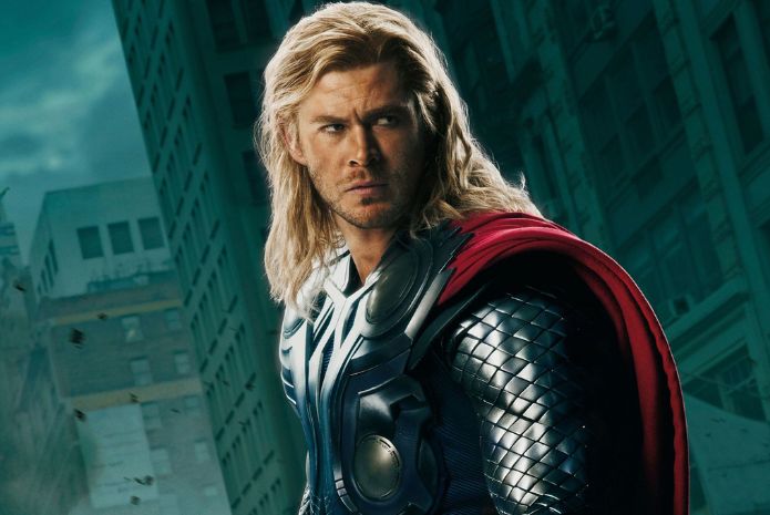 chris hemsworth long blonde thor haircut