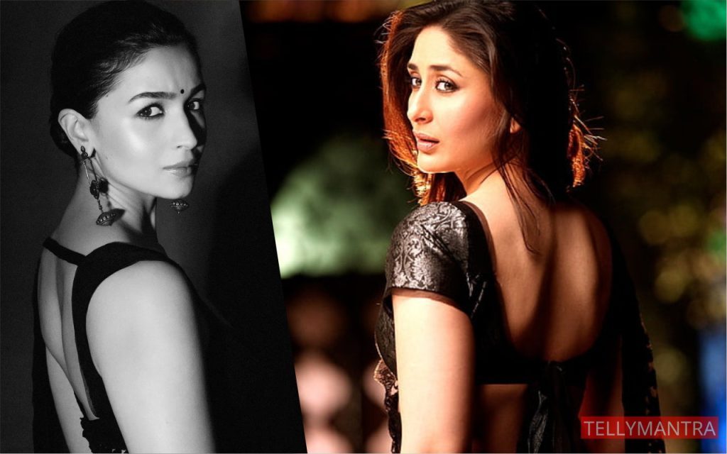 bollywood black saree looks