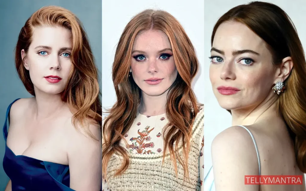actresses with ginger hair
