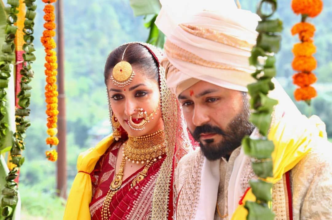 yami gautam wedding look